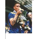 Vinnie Jones Signed Wimbledon Fa Cup 8x10 Photo. Good Condition. All autographs are genuine hand