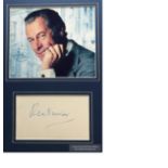 Rex Harrison autograph mounted with colour photo to an overall 10 x 8 inches. Sir Reginald Carey