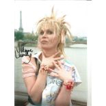 Joanna Lumley signed 12x8 colour photo. Good Condition. All autographs are genuine hand signed and