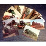 Postcard Collection set of 16 After the Battle Steam Trains includes some iconic images of legendary