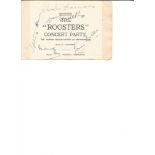 The Roosters Concert Party signed album page. Broadcasters and Mirthmakers. Good Condition. All