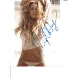 Blowout Sale! Aubrey O'Day Playboy Model Singer hand signed 10x8 photo. This beautiful hand-signed