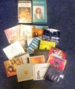 Music collection 19 signed items including Cd sleeves and VHS sleeves tapes and discs included