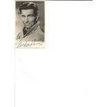 Michael Rennie signed 6x4 vintage photo. 25 August 1909 - 10 June 1971) was an English film,