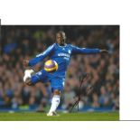 Claude Makelele Signed Chelsea 8x10 Photo. Good Condition. All autographs are genuine hand signed