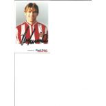 Kevin Kilbane signed 6x4 colour photo in Sunderland kit. Good Condition. All autographs are