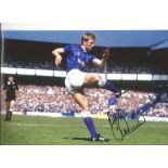 Gary Stevens Football Autographed 12 X 8 Photo, A Superb Image Depicting The Everton Full-Back In