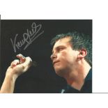 Keith Deller Darts signed 8x10 inch darts colour photo. Good Condition. All autographs are genuine