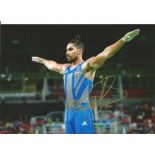 Louis Smith Gymnast Signed Olympic Games 8x12 Photo. Good Condition. All autographs are genuine hand