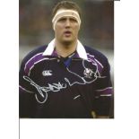 Doddie Weir Signed Scotland Rugby 8x10 Photo. Good Condition. All autographs are genuine hand signed