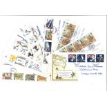 GB FDC collection. Includes commercial covers, including some with postage due labels. Commemorative