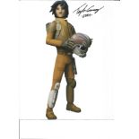 Lot of 2 Star Wars Rebels hand signed 10x8 photos. This auction is for a set of two hand signed Star