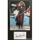 Ian Scott Anderson autograph mounted with colour photo to an overall size of 18 x 12 inches.