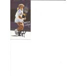 Steffi Graf signed 7x3 colour photo. Good Condition. All autographs are genuine hand signed and come