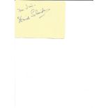 Dinah Sheridan signed album page. (17 September 1920 - 25 November 2012) 4was an English actress