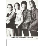 The Nashville Teens signed 10x8 black and white photo. Good Condition. All autographs are genuine