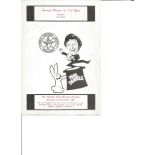 Paul Daniels signed Annual Dinner menu. Signed on front cover. Good Condition. All autographs are