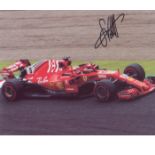 Sebastian Vettel signed 10 x 8 inch photo. Good Condition. All autographs are genuine hand signed