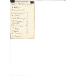 Sunderland Football club 1930/31 season signed album page. Good Condition. All autographs are