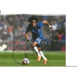 Willian Signed Chelsea 8x10 Photo. Good Condition. All autographs are genuine hand signed and come