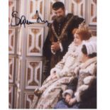 Black Adder Stephen Fry signed 10 x 8 inch photo. picture from Black Adder. Good Condition. All