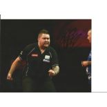 Michael Smith Bully Boy Signed Darts 8x10 Photo. Good Condition. All autographs are genuine hand