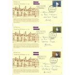 GB FDC collection dated 30/7/71. 3 covers on Literary anniversaries with special postmarks. Also