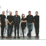 Deacon Blue Music 8x10 Photo Signed By Ricky Ross, James Prime, Lorraine Macintosh & Dougie