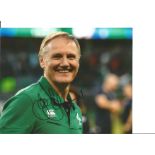Joe Schmidt Signed Ireland Rugby 8x10 Photo. Good Condition. All autographs are genuine hand