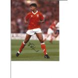 Frank Rijkaard Signed Holland 7x9 Press Photo. Good Condition. All autographs are genuine hand