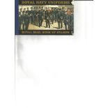 Royal mail complete prestige stamp booklet Royal navy uniforms. Good Condition. All autographs are