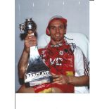 Steve Bould Signed Arsenal 8x10 Photo. Good Condition. All autographs are genuine hand signed and