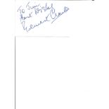 Ernest Clark signed album page. (12 February 1912 in London - 11 November 1994) was a British