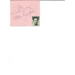 John Gregson signed album page. 15 March 1919 - 8 January 1975) was an English actor of stage,