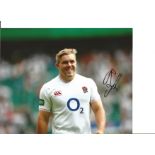 Jack Singleton Signed England Rugby 8x10 Photo. Good Condition. All autographs are genuine hand