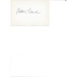 Sheldon Leonard signed 6x4 white card. (February 22, 1907 - January 11, 1997) was an American film