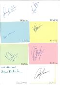 Signed album page collection. Includes John O'Leary, Graham Marsh, Carl Mason, Paul Way, Brian