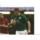 Donnacha Ryan Signed Ireland Rugby 8x10 Photo. Good Condition. All autographs are genuine hand