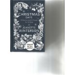 Jeanette Winterson signed Christmas Days 12 stories and 12 feasts for 12 days hardback book.