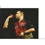 Kim Huybrechts Signed Darts 8x10 Photo. Good Condition. All autographs are genuine hand signed and