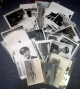 World War Two Royal Navy HMS Bonaventure collection over 20 plus black and white photos taken during