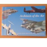 RAF royal mail souvenir postcard book Architects of the air featuring 10 iconic mint postcard housed