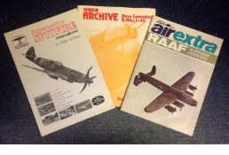 World War Two collection three softback books titled Airextra RAAF in Bomber Command, Supermarine