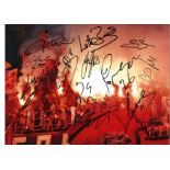 AC Milan Legends AC Milan Signed 16 x 12 inch football photo signatures include Zambrotta Bojan