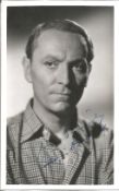 William Hartnell Dr Who very rare signed 6 x 4 inch b/w portrait photo in middle age head and