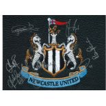 Legends SPECIAL Newcastle 16 x 12 inch football photo signed by Beresford, Shay Given, Shearer, Andy