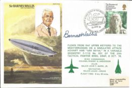 Sir Barnes Wallis signed on own Historic Aviators FDC RAFM HA6. 11p Bicentennial of American