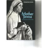 Mother Teresa MC signed hardback book by Desmond Doig. Her People and Her Work. Inscribed Dear Alain