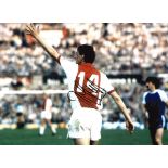 Johan Cruyff Ajax Signed 16 x 12 inch football photo. Good Condition. All autographs are genuine