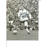 Football Micky Hazard 10x8 Signed B/E Photo Pictured In Action For Spurs Against Arsenal In The